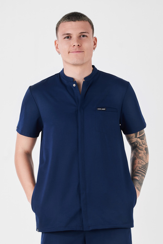 ROCHEFORT - pánská zdravotní mikina  - Dark blue