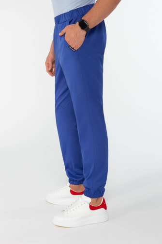 SAUMUR - pánské zdravotní joggery - Sapphire blue