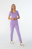 Dámská zdravotnická souprava Louis Lanier (halenka Nantes, joggery Arles) - Pastel violet