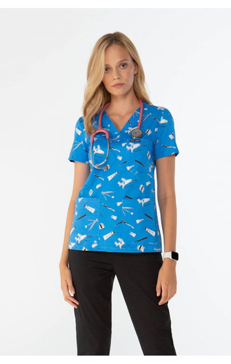 VANNES - Dentistry Blue - Damenkasack