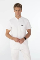 ROCHEFORT - scrub top - Chalk white