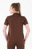 ROUEN - scrub top - Chocolate Brown