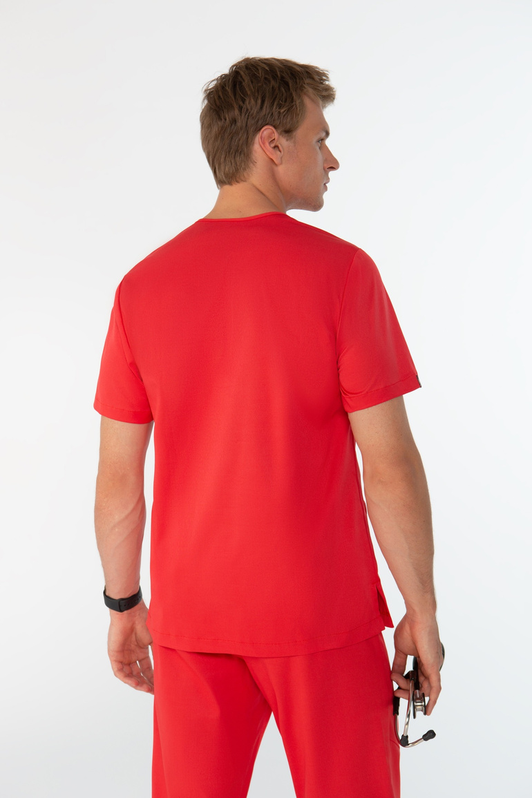 TULON - pánská zdravotní mikina - Scarlet red