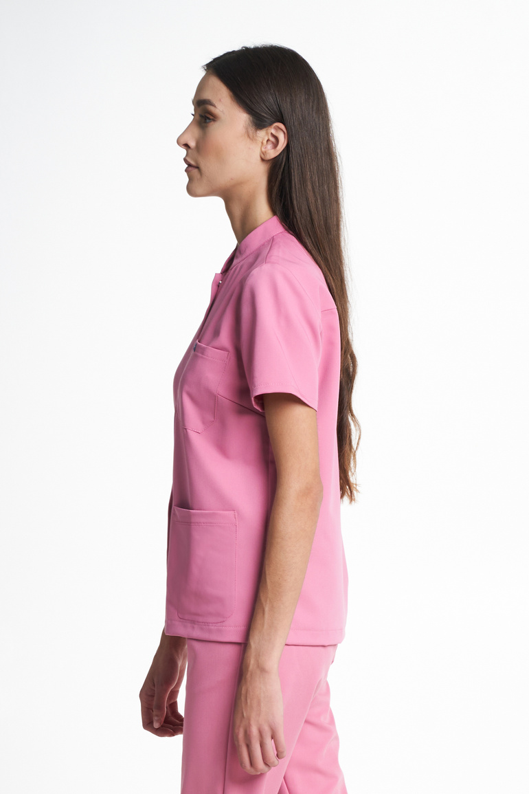 MATERA - bluza medyczna damska - Pastel pink