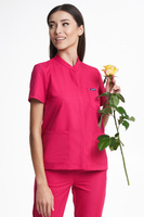 MATERA - bluza medyczna damska - Amarant