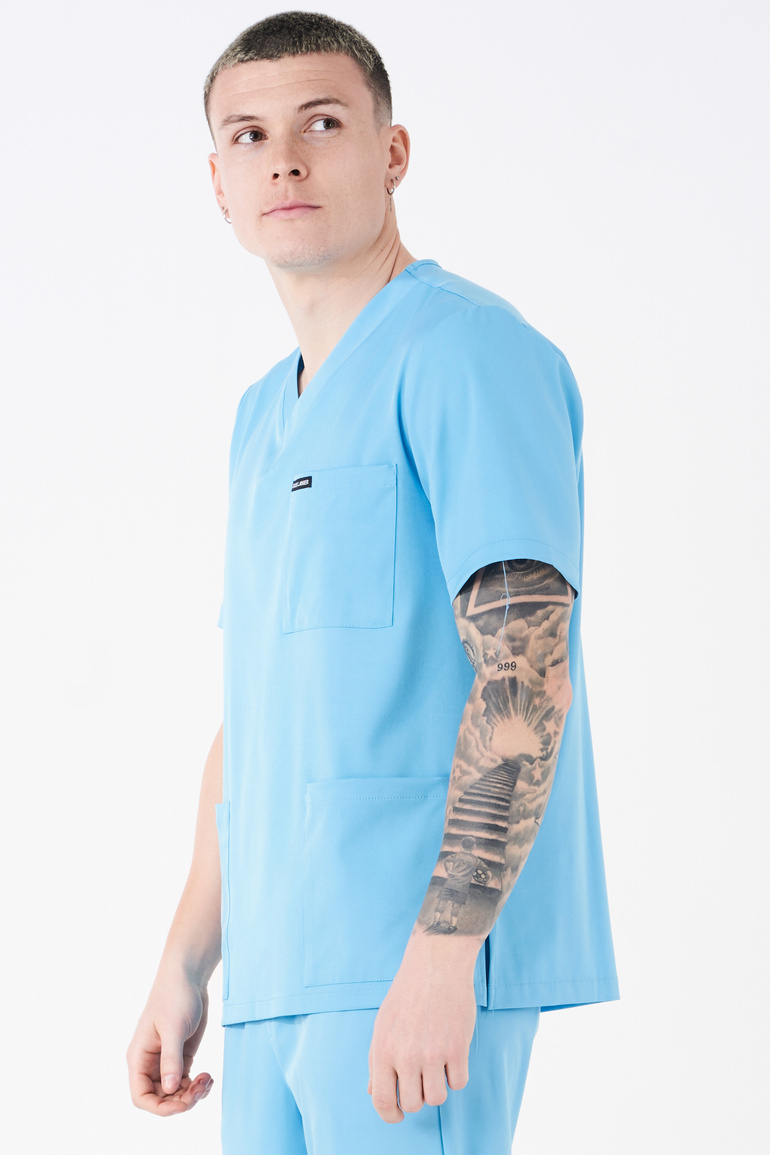 TULON - Herrenkasack - Caribbean Blue