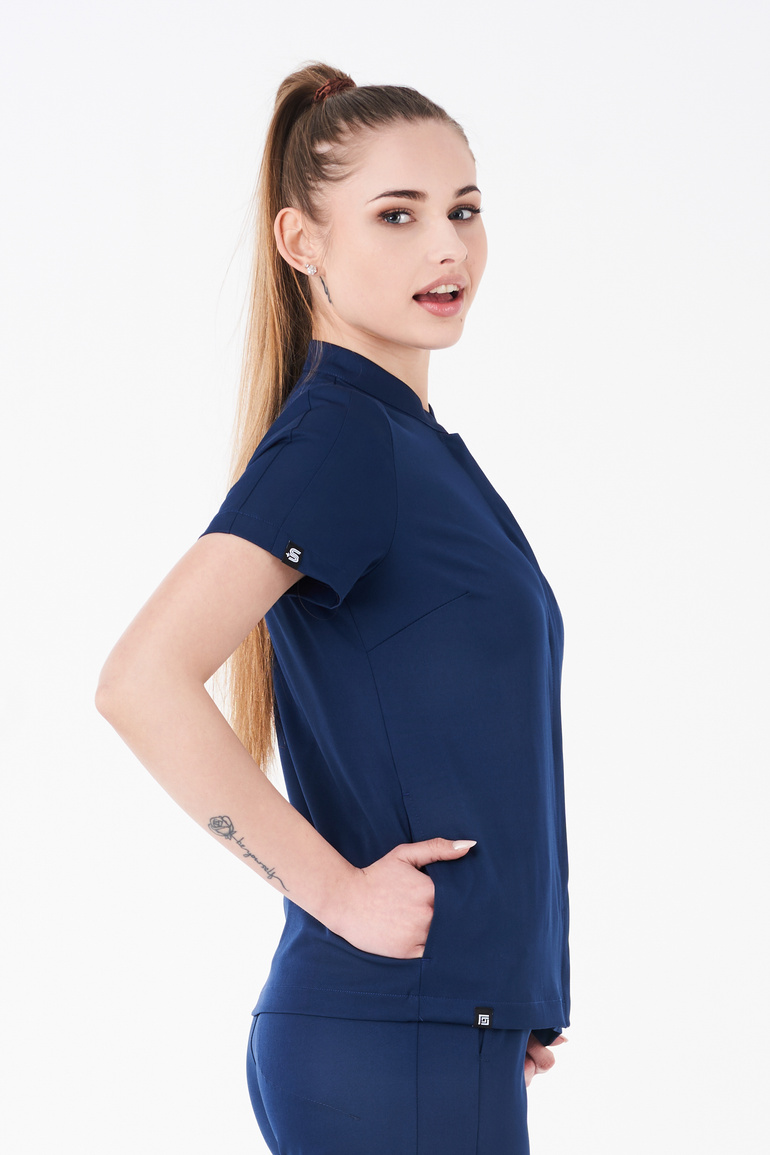 Women’s medical set Louis Lanier (Rouen top, Arles trousers) Dark Blue