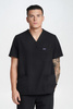 TRIEST - scrub top - Black