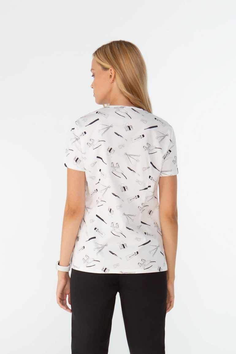 DENTISTRY WHITE - bluza medyczna damska