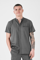 ROCHEFORT - scrub top - Dark Grey