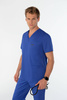 TULON - scrub top - Sapphire blue