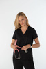 Women’s medical set Louis Lanier (top Arras, trousers Clamart)  Onyx black