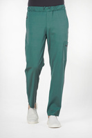 CENON - spodnie medyczne męskie - Deep Green