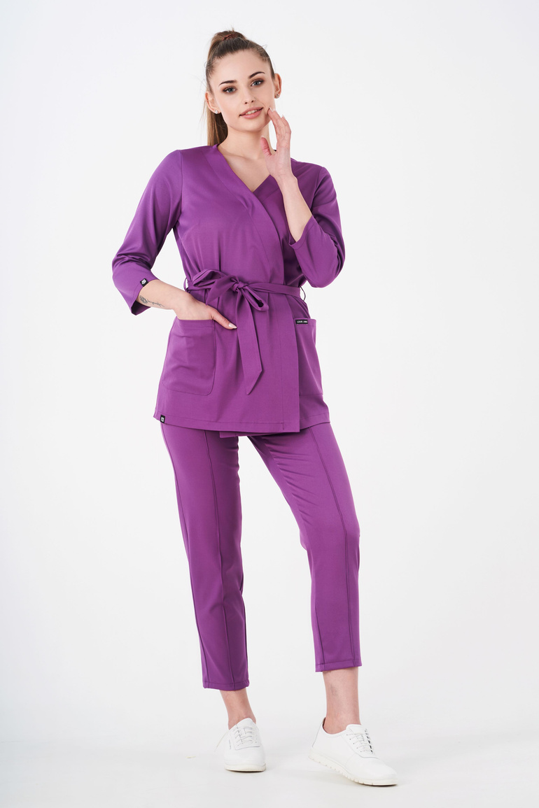 LARISA - Damenhose - Magenta