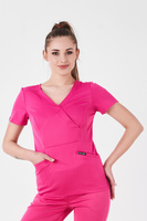 Komplet medyczny damski Louis Lanier (bluza Nantes, spodnie Clamart) -  Modern Fuchsia