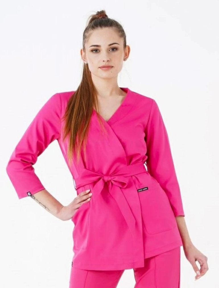 SIENA - bluza medyczna damska - Modern Fuchsia