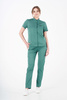 Damen-Medizinset Louis Lanier (Oberteil Rouen, Hose Clamart) Deep Green