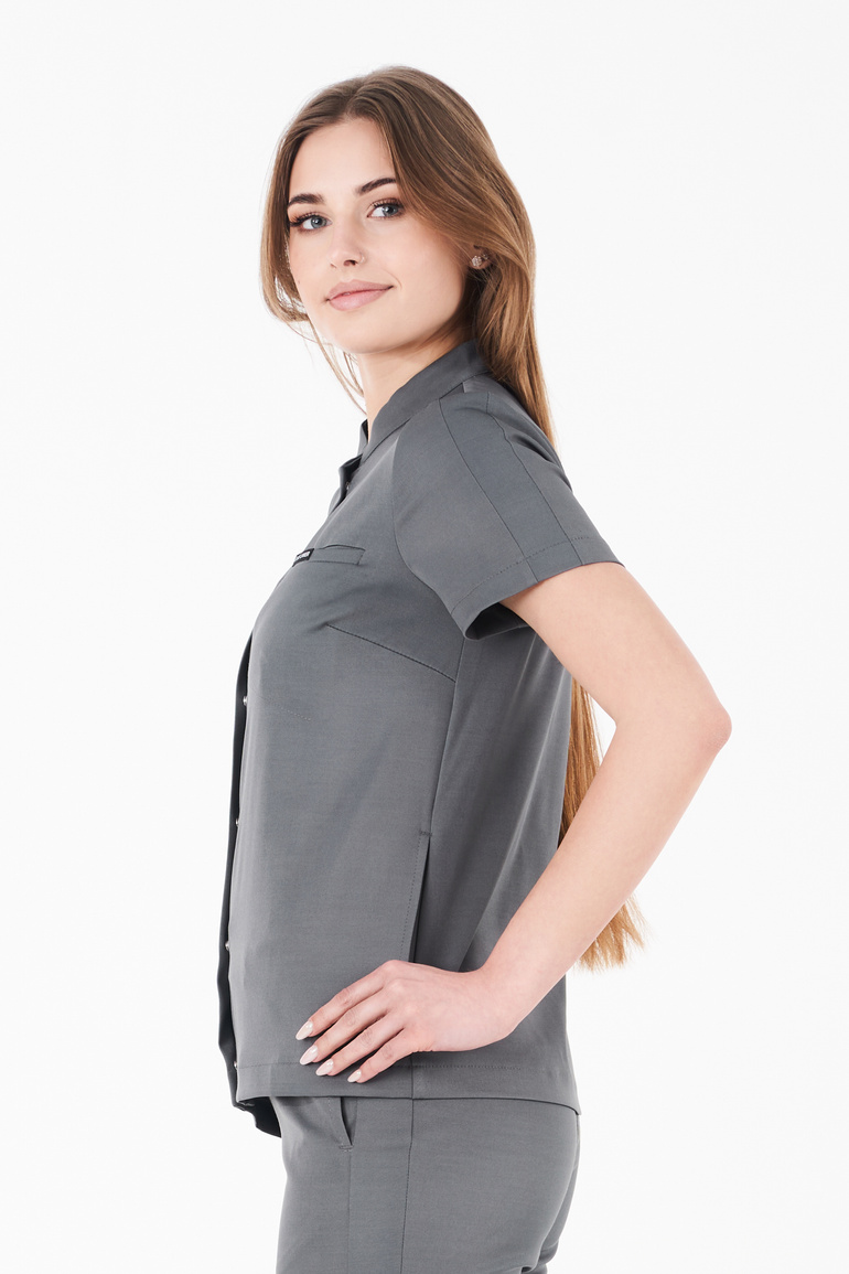 ROUEN - bluza medyczna damska - Dark Grey