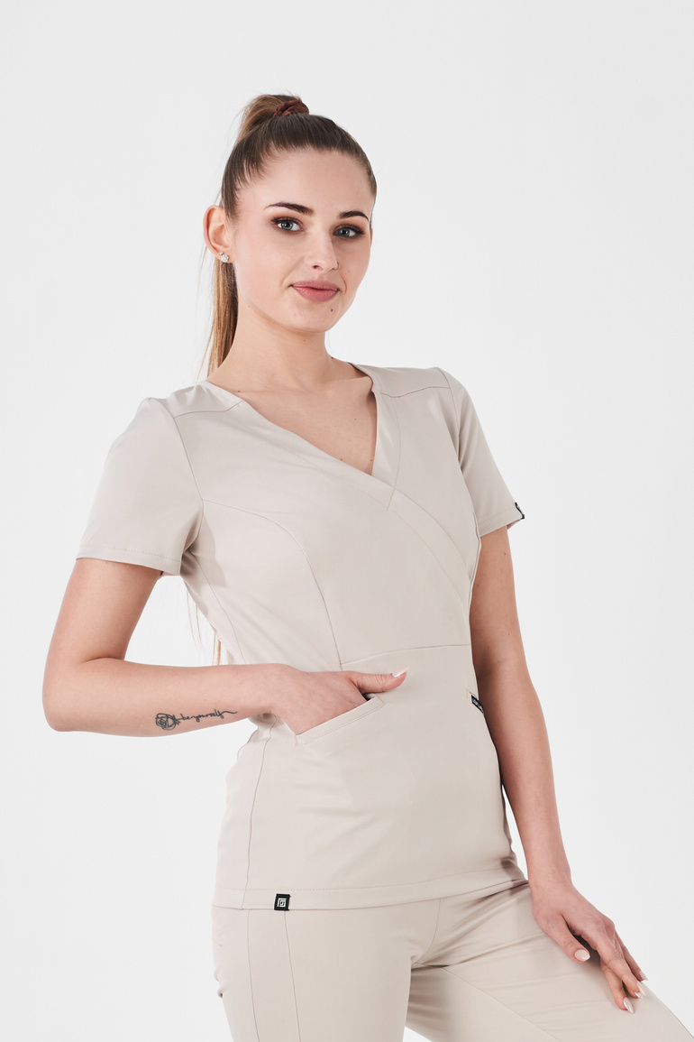 NANTES - Damenkasack - Bone