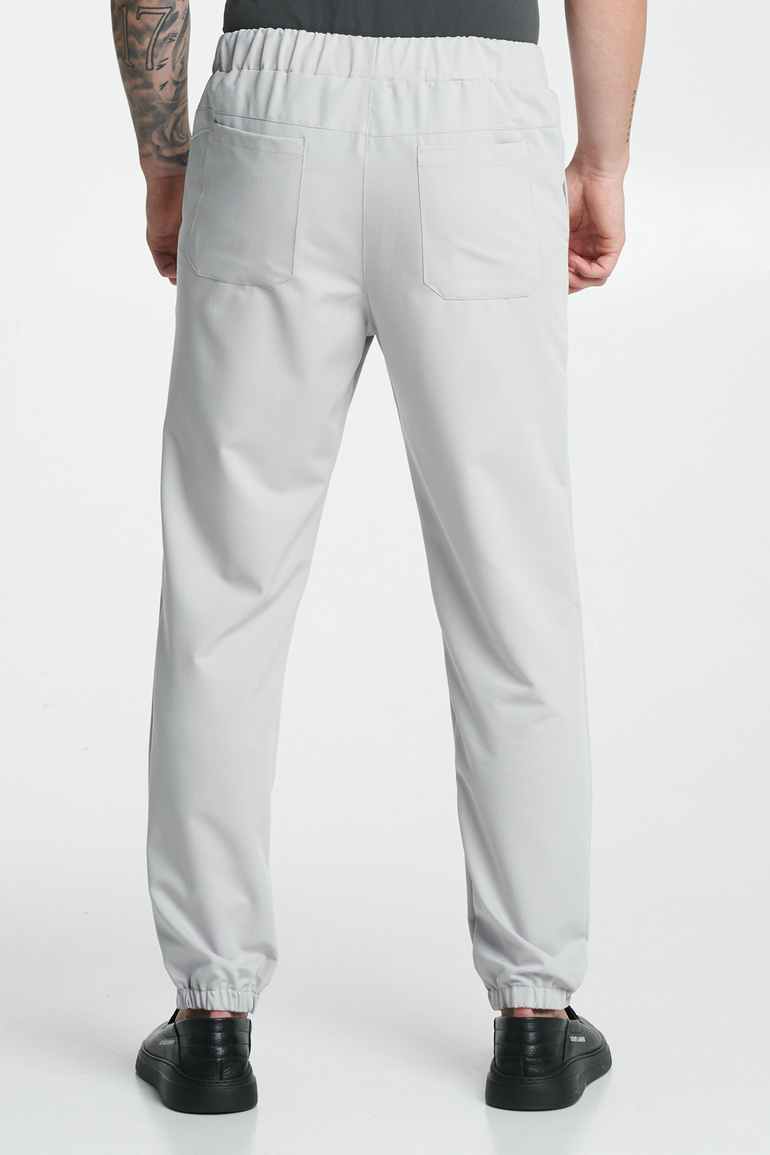CENTO - joggery medyczne męskie - Light grey