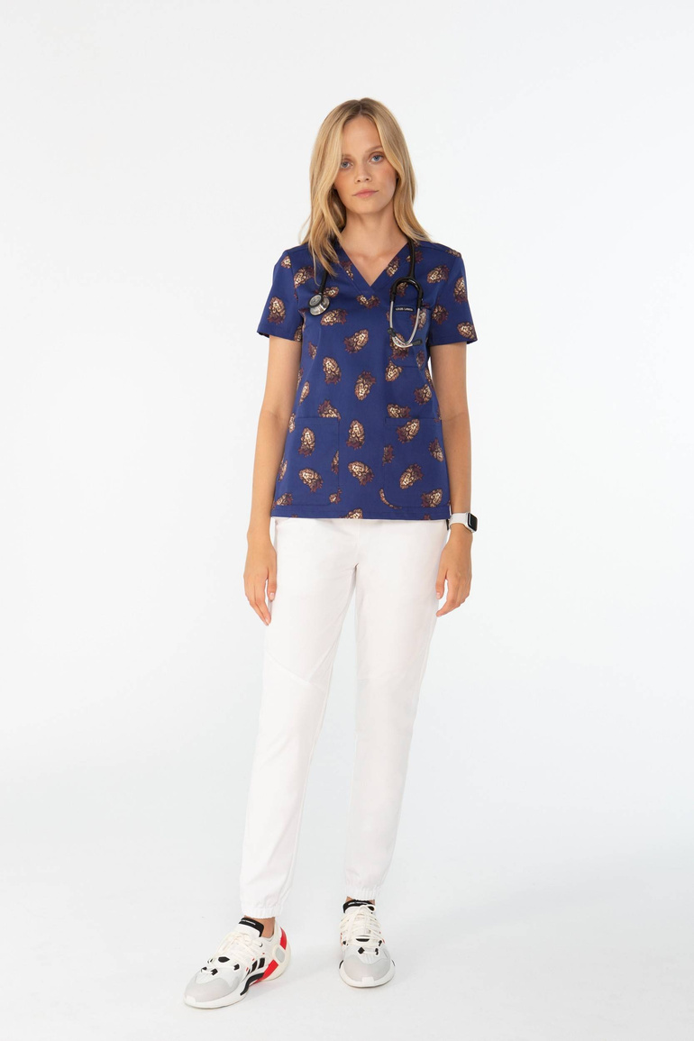 VANNES - Lion Heart - scrub top
