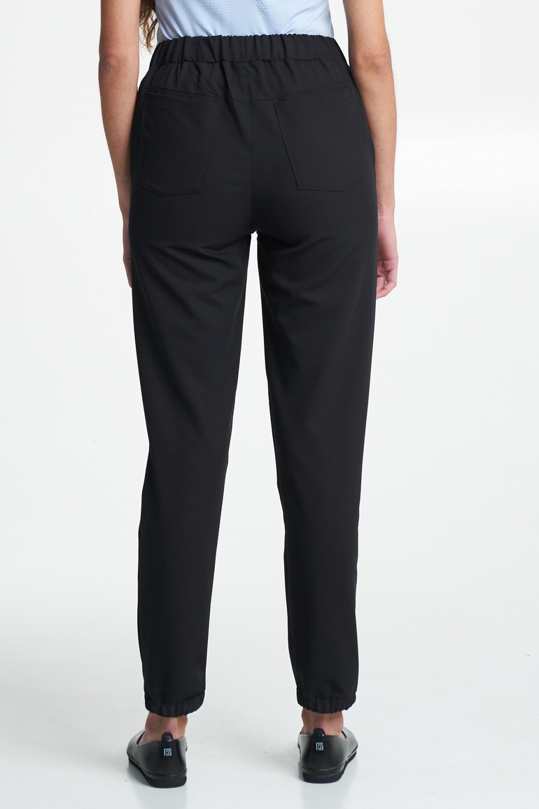 NARNI - jogger scrub pants - Black