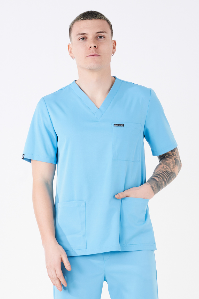 TULON - Herrenkasack - Caribbean Blue