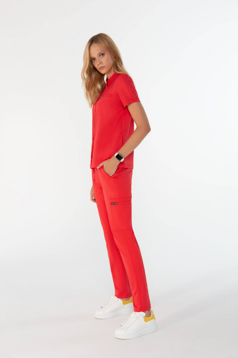 CLAMART - Damenhose - Scarlet red