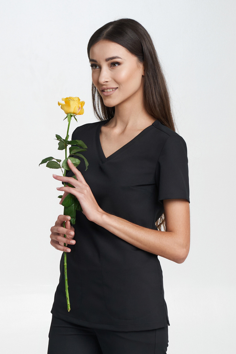 SORA - dámská zdravotní halenka - Black