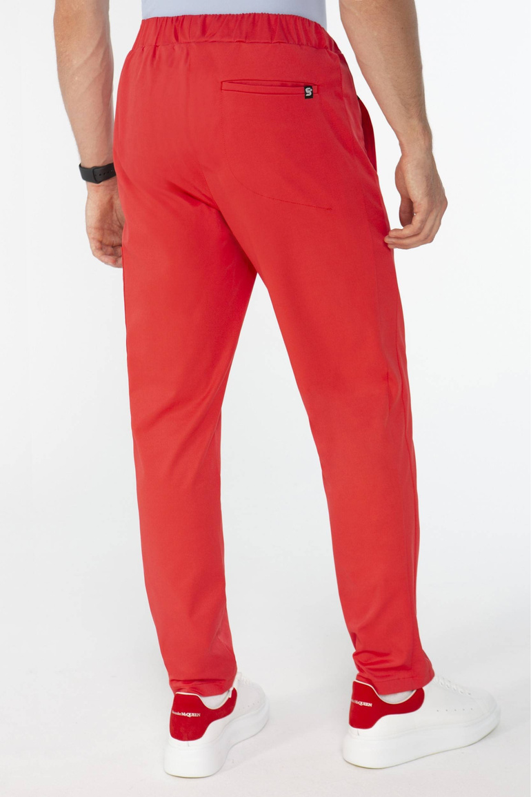 CENON - scrub pants - Scarlet red