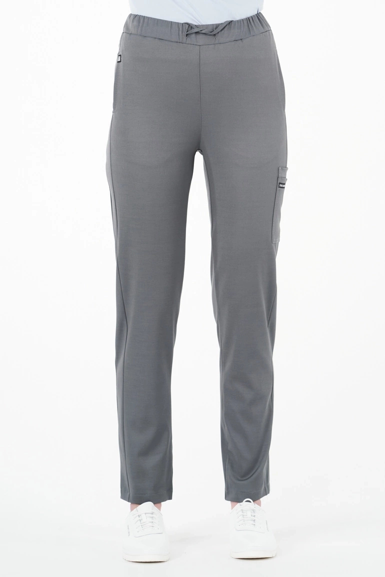 Komplet medyczny damski Louis Lanier (bluza Nantes, spodnie Clamart) - Dark Grey