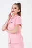 Komplet medyczny damski Louis Lanier (bluza Rouen, spodnie Arles) Pastel pink