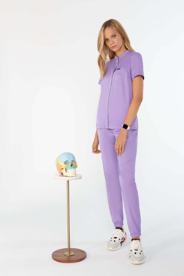 Damen-Medizinset Louis Lanier (Oberteil Rouen, Hose Arles) Pastel violet