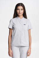 MATERA - bluza medyczna damska - Light grey