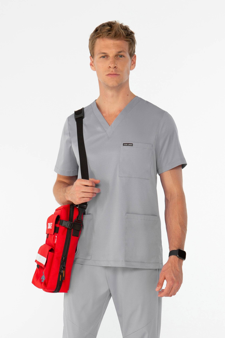 TULON - pánská zdravotní mikina - Midnight grey