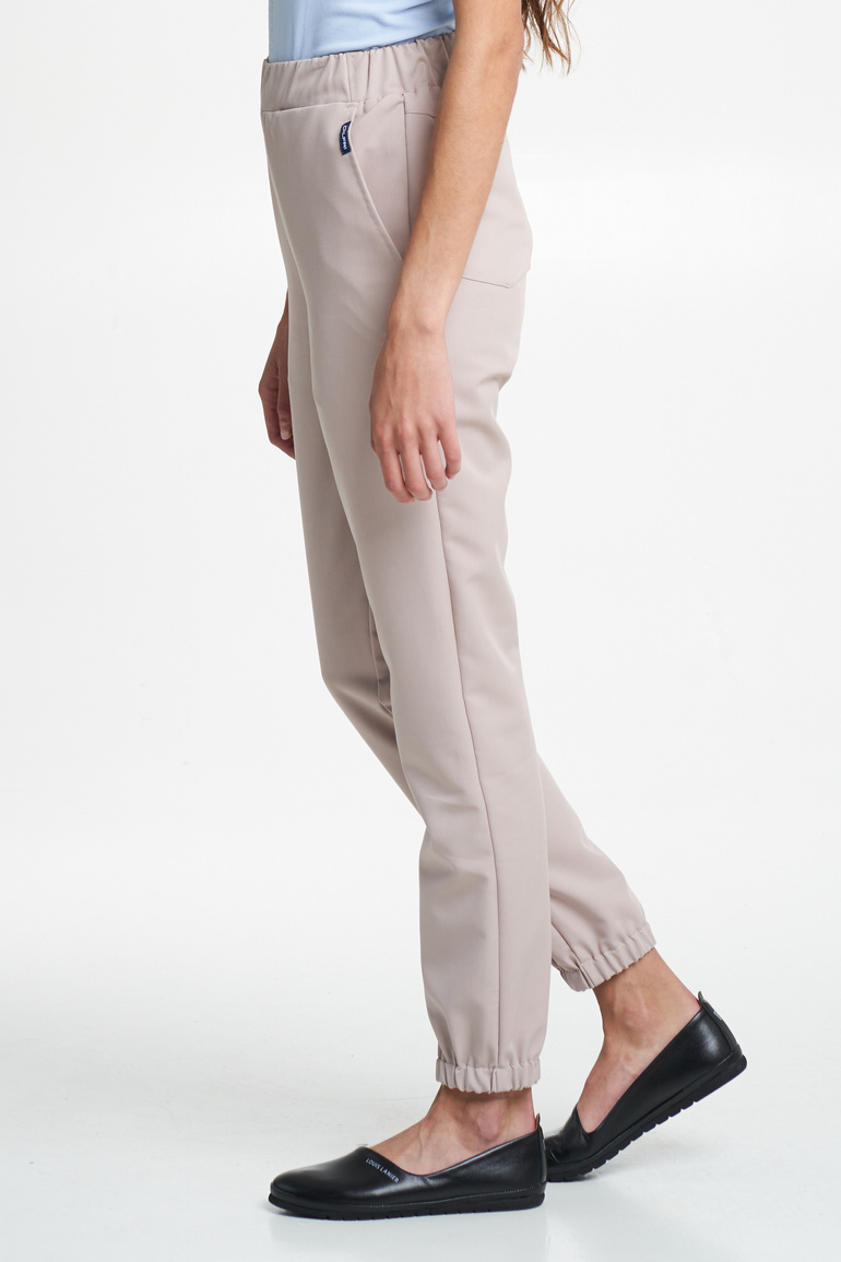 NARNI - dámské zdravotnické joggery - 	Béžová