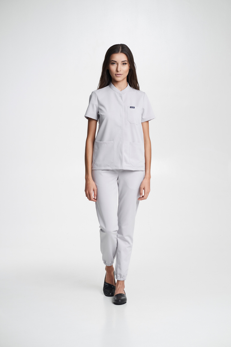 MATERA - dámská zdravotní halenka - Light grey