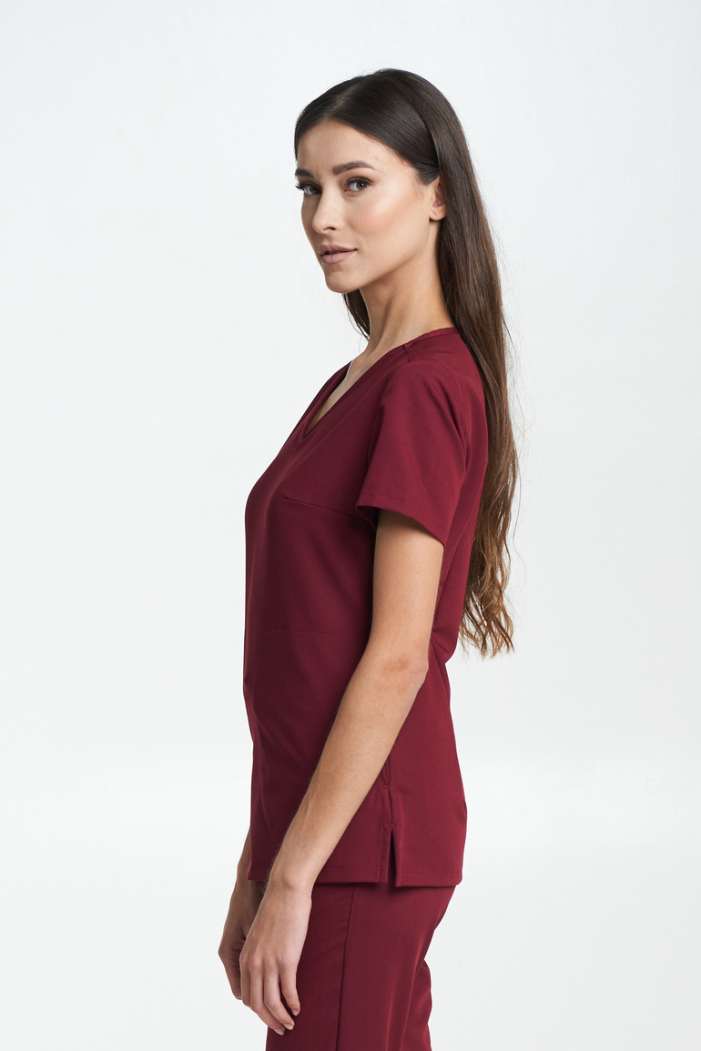 SORA - dámská zdravotní halenka - Bordo