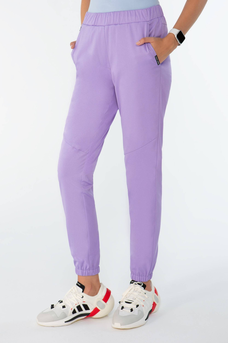 ARLES - joggery medyczne damskie - Pastel violet