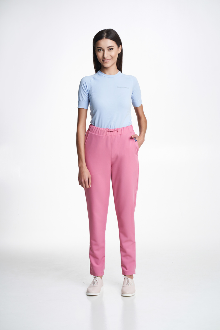 ALBA - scrub pants - Pastel Pink