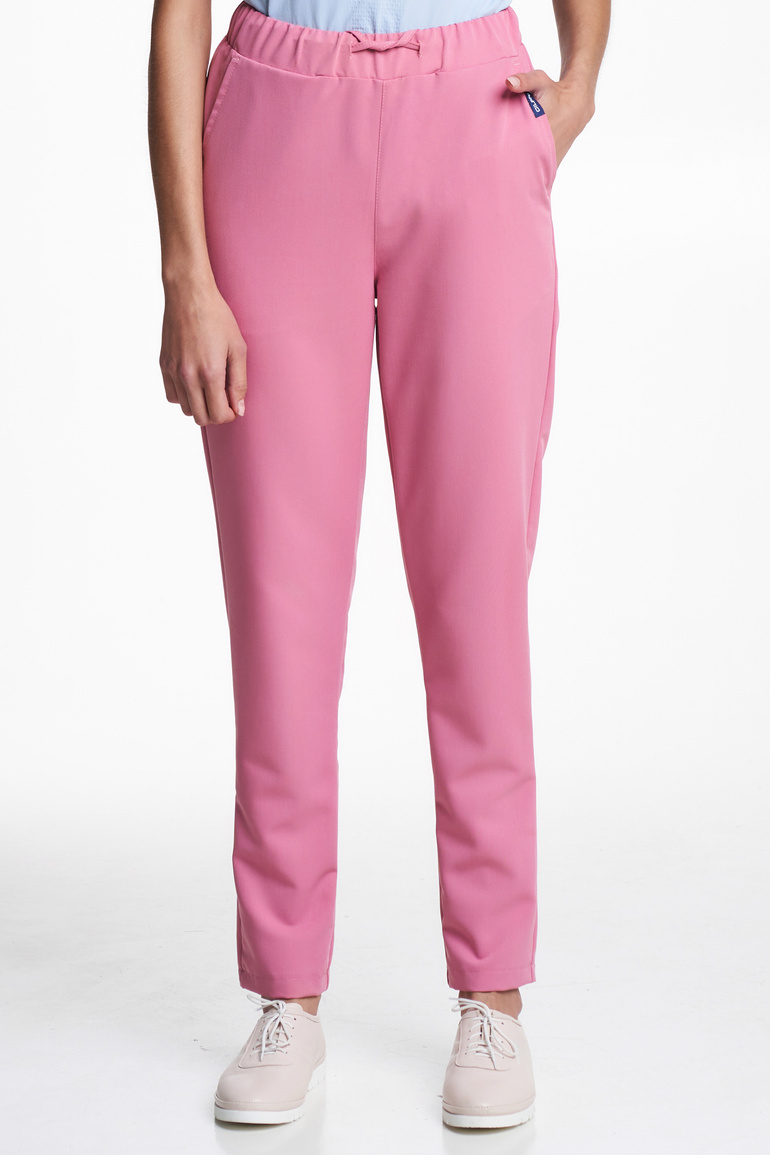 ALBA - spodnie medyczne damskie - Pastel Pink