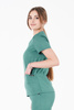Damen-Medizinset Louis Lanier (Oberteil Arras, Hose Clamart) Deep Green