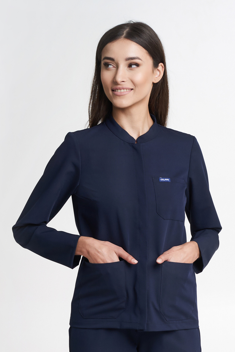 ANDRIA - bluza medyczna damska - Dark blue