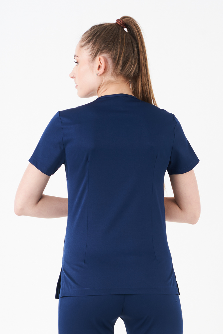 VANNES - scrub top - Dark blue