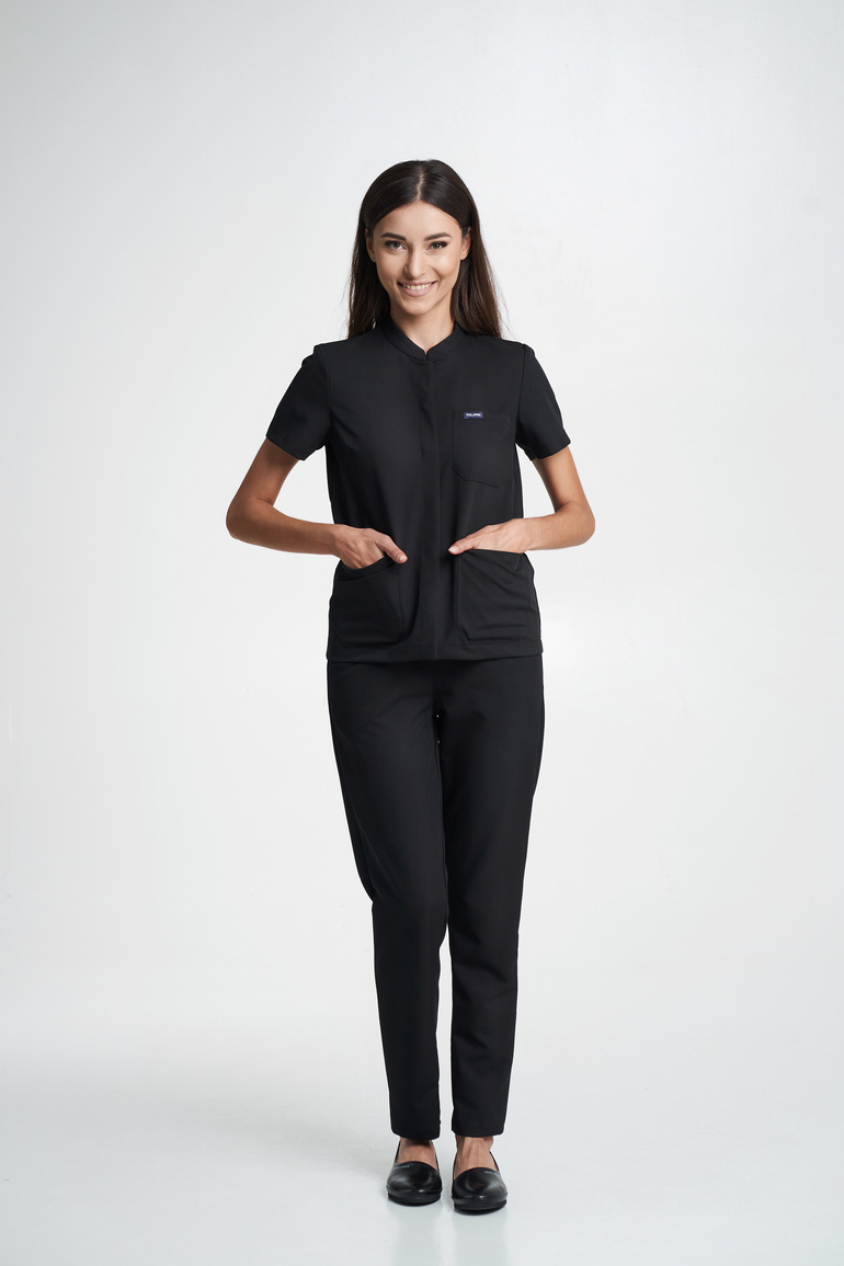 ALBA - spodnie medyczne damskie - Black