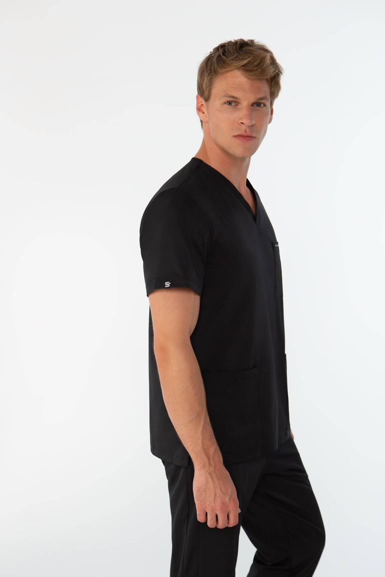 TULON - bluza medyczna męska - Black