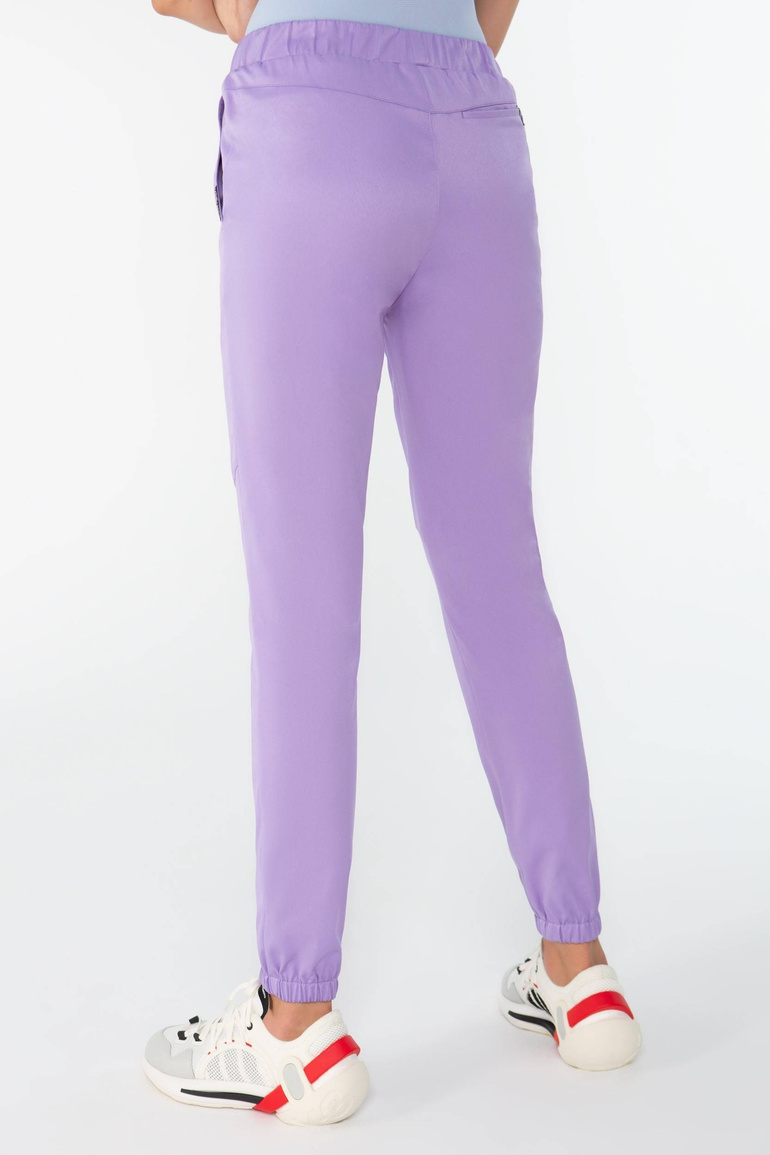 ARLES - joggery medyczne damskie - Pastel violet