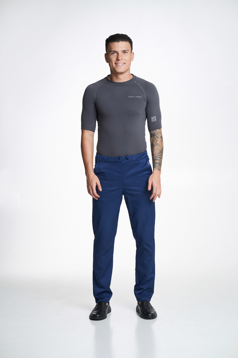 PRATO - spodnie medyczne męskie - Navy blue