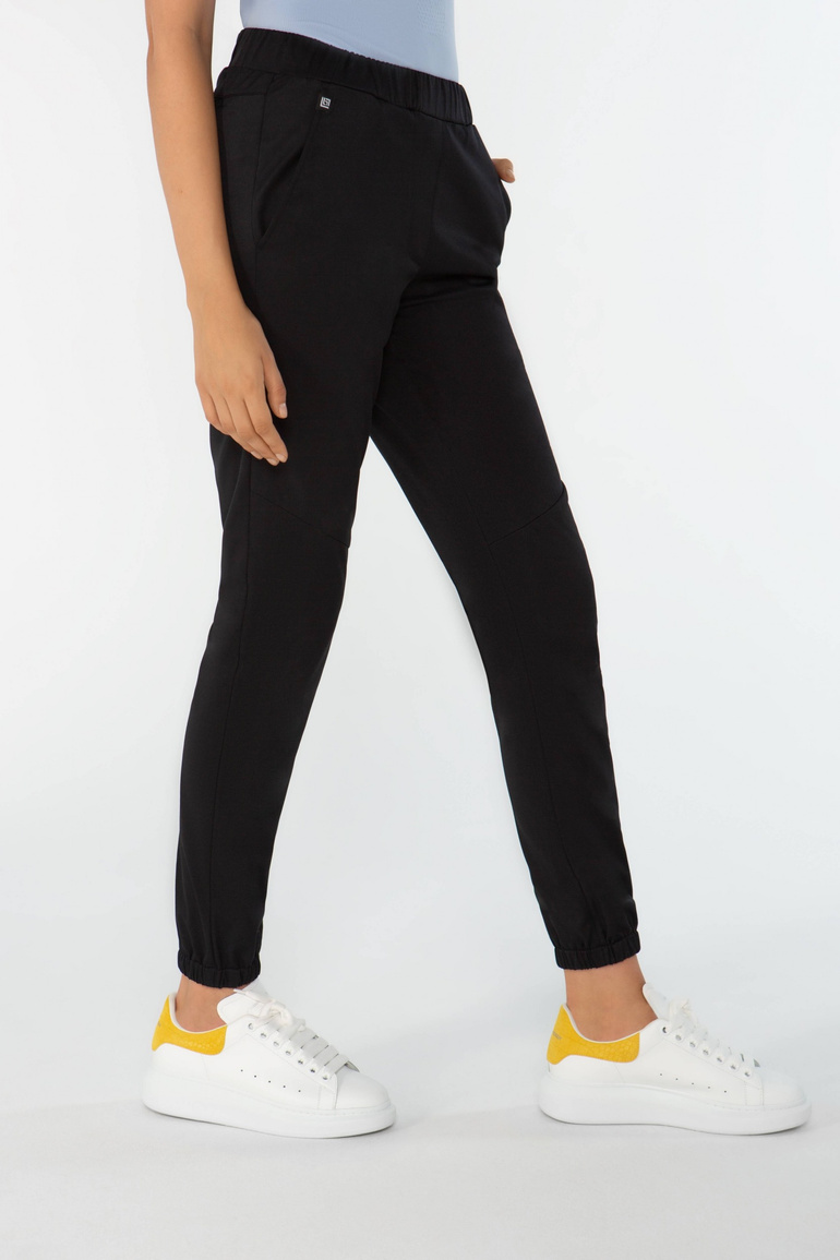 ARLES - joggery medyczne damskie - Onyx black