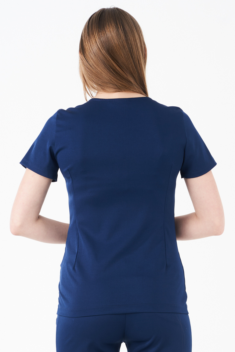 Komplet medyczny damski Louis Lanier (bluza Nantes, joggery Arles) -	Dark blue